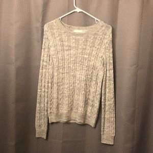 Gray pullover sweatshirt